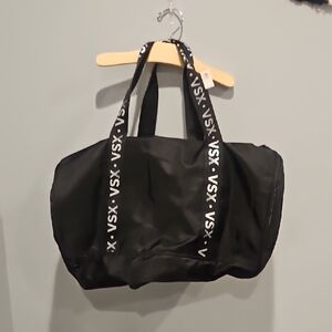VSX Black Gym Bag with Logo Straps